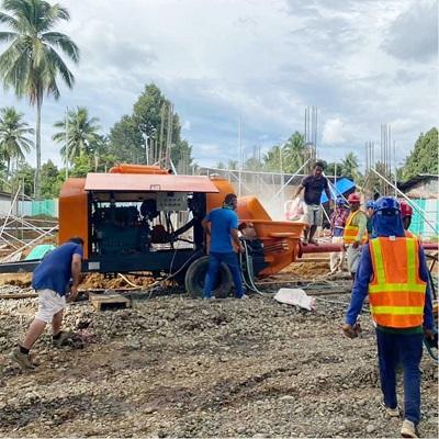 portable concrete pump