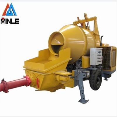 Concrete Mixer With Pump